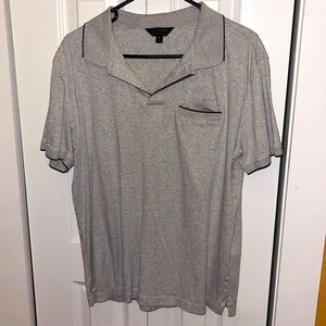 Banana republic grey polo